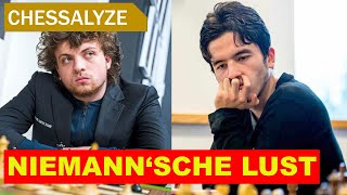 Ja wo läuft er denn hin? | Niemann vs Vakhidov | Sharjah Masters2024 Runde 2