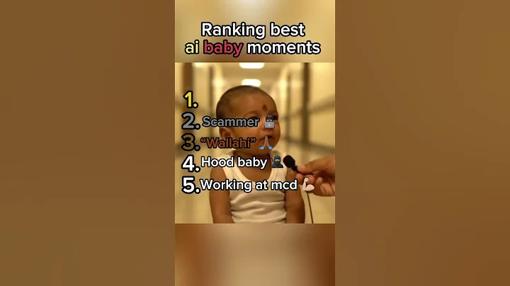 Ranking Best ai Baby Moments 🤣                                     #funny  #ranking #top5 #aibaby