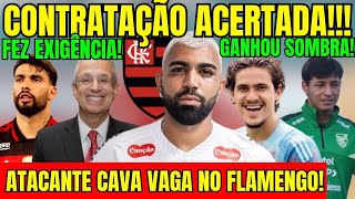 SIGNING CONFIRMED! FORWARD FIGHTS FOR A SPOT AT FLAMENGO! BOARD MAKES DEMANDS! GABIGOL GETS COMPE...