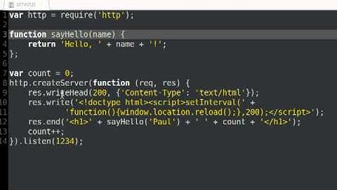 Executable Code Injection - Node Debugger Demo (non HD)
