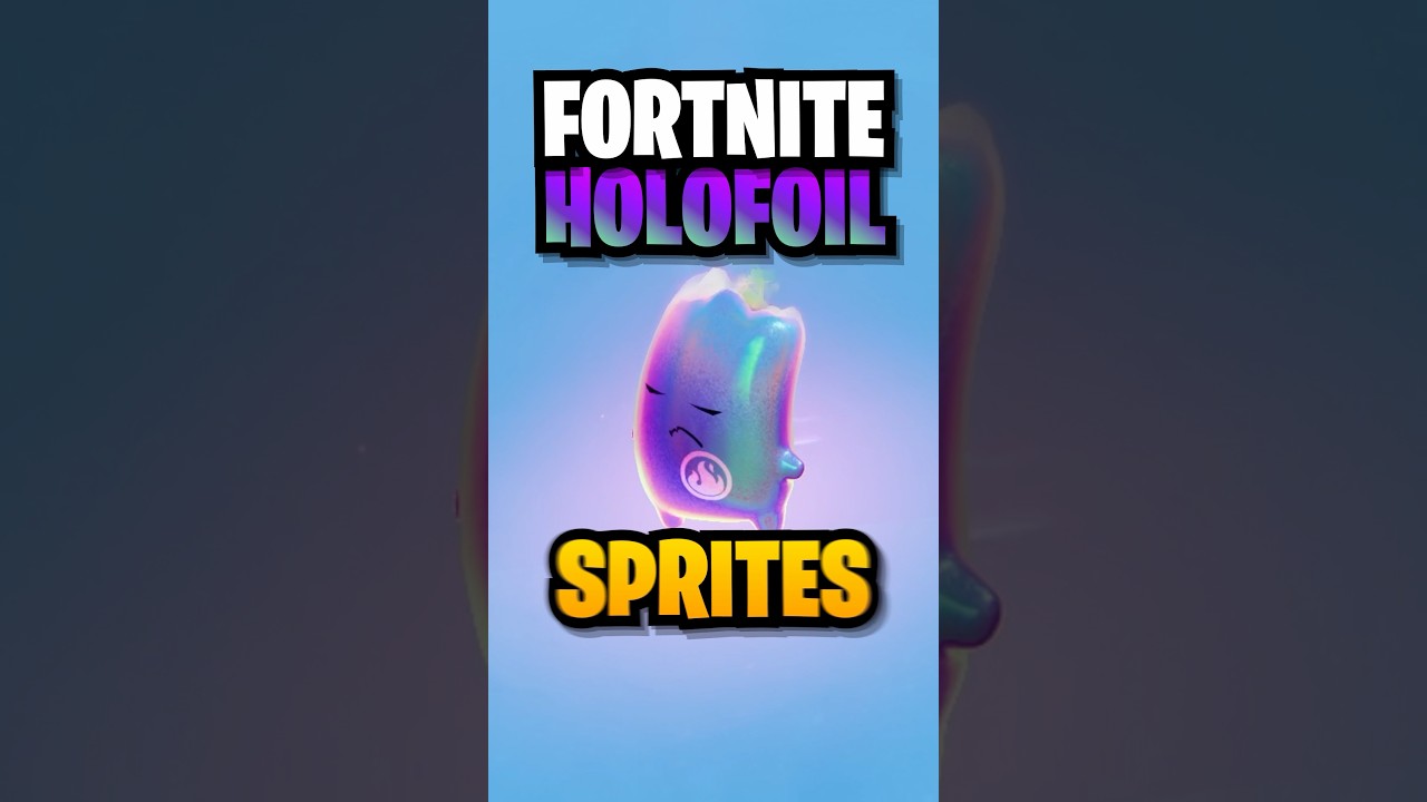 Fortnite’s Holofoil Sprites Are Finally In The Game..!