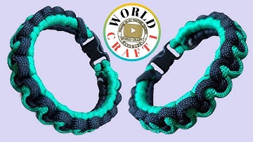 Elegant Paracord Bracelet fast simple Easy How to make Half Hitch  Knot tutorial