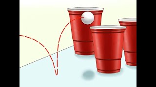 Bounce ping-pong ball into cup challenge!!! screenshot 3