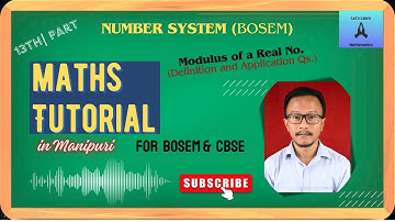 Class 10 || NUMBER SYSTEM || Part 13 || BOSEM || Manipur