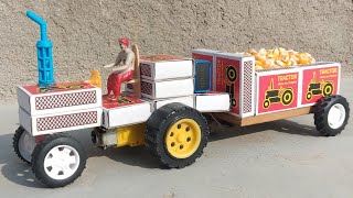 How to make a matchbox Tractor At home diy toy | Mini Gear xyz