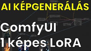 ComfyUI - 1 képes LoRA! IP Adapter segédlet a Stable Diffusion képgeneráláshoz