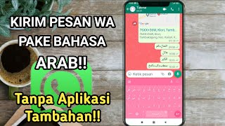 Cara Kirim Pesan Wa Menggunakan Bahasa Arab