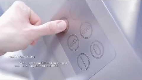 Weber Slicer 405 with Boiled Sausage, Ham, Cheese and Salami