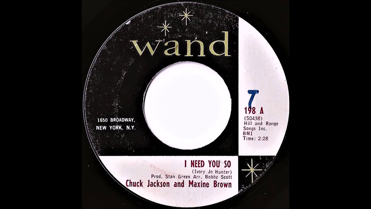 Chuck Jackson and Maxine Brown- I Need You So adlı videoyu YouTube'da izle Chuck Jackson and Maxine Brown- I Need You So adlı videoyu YouTube'da izle