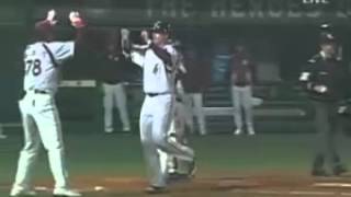 20090409 히어로즈 클락 (Doug Clark) 쐐기 3점홈런 (시즌 1호 홈런)