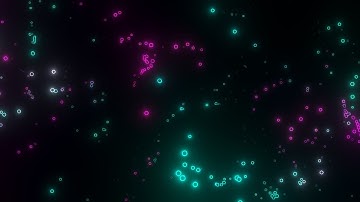 🎆FREE Neon Particle Background Loop | Glowing Lights Animation for VJ & Overlay | NO COPYRIGHT