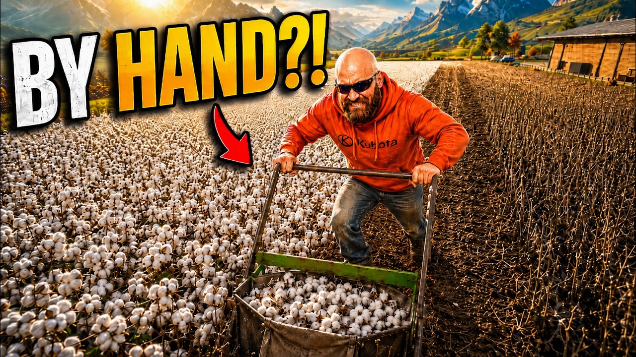 I Harvested An Entire Cotton Field By Hand