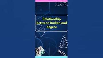 Relationship Between Radian and Degree | Math Short Video#matheducation #mathematics