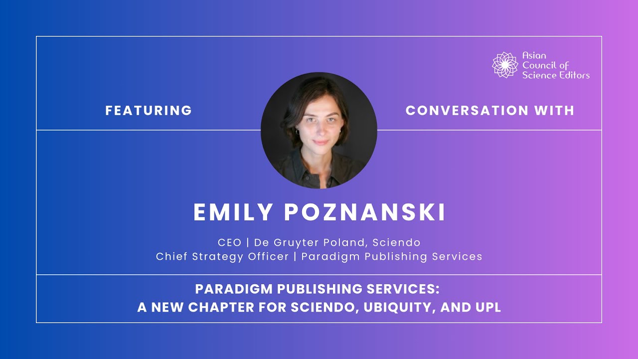 From Sciendo, Ubiquity, and UPL to Paradigm: Unpacking the Vision ...