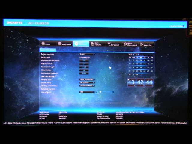 Z87X UD3H UEFI BIOS - YouTube
