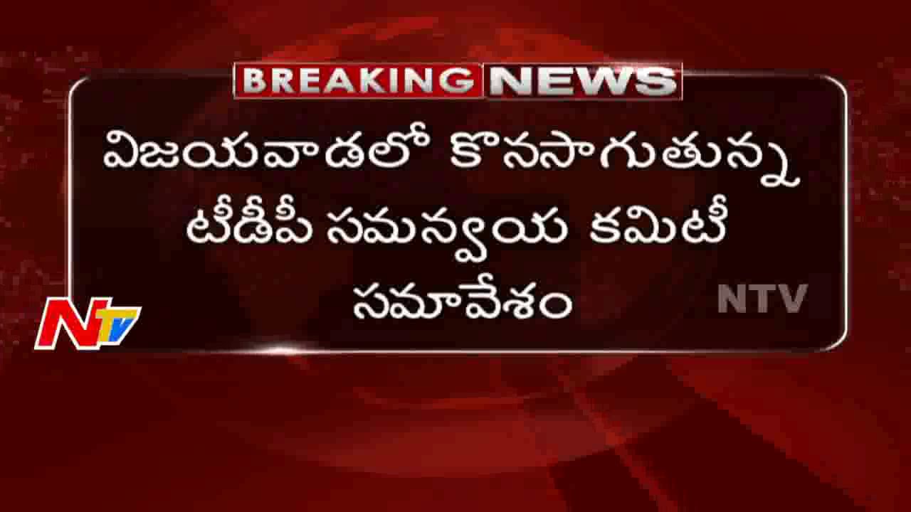 Chandrababu Holds TDP Coordination Committee Meeting Continues in Vijayawada | NTV