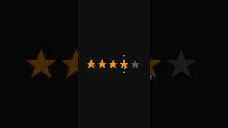 Pure CSS Animated Star Rating UI #coding #cssanimation