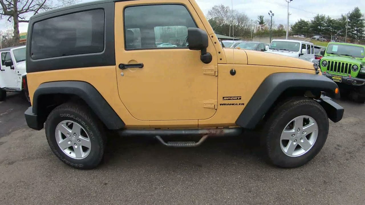 2014 Jeep Wrangler Sport Used SUV For Sale Wooster, OH YouTube