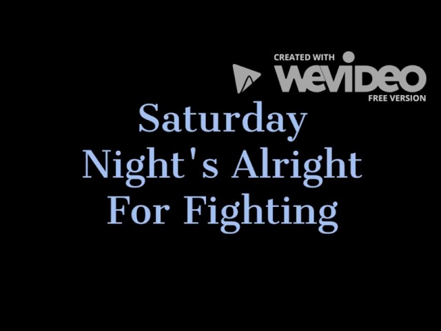 Saturday Night's Alright for fighting lyrics contains the most saturdays V  Neck T Shirt by ambroziak