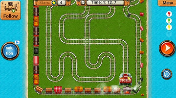 Rail Track Maze | Train Game | Android Gameplay #0003019