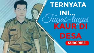 Tahukah Anda Apa Tugas Kaur Desa Itu Menurut Undangundang  Inilah Fungsi Dan Tugas Kaur Desa