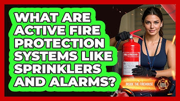 What Are Active Fire Protection Systems Like Sprinklers And Alarms? - Inside the Firehouse