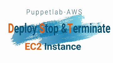 12.3 PuppetLab AWS, Create and Stop EC2 instance
