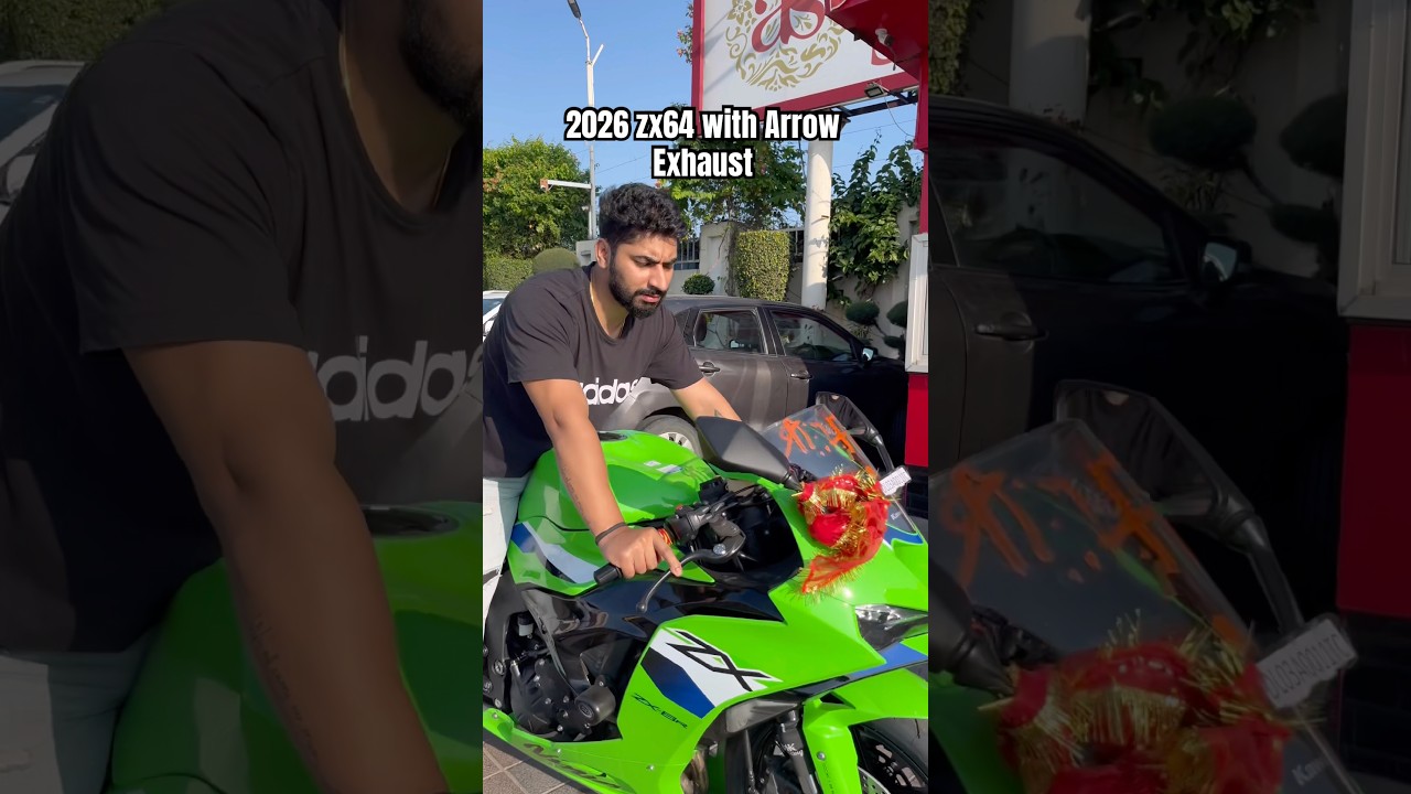 2026 ZX6R With Arrow exhaust. 