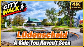Lüdenscheid unbekannt 🇩🇪 Kulturhaus, Sauerfeld-Tunnel & versteckte Stadtseiten | 4K 60FPS Walk!