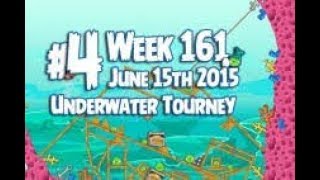 Angry Birds Friends Underwater Tournament Level 4 Week 161 Power Up Highscore Walkthrough