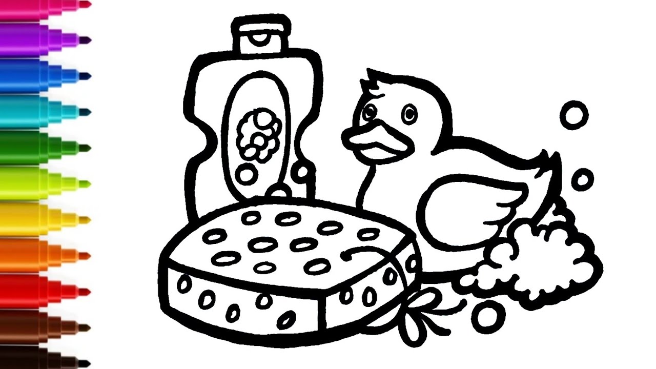 How to Draw Bathroom Things | Drawing, Coloring and Painting