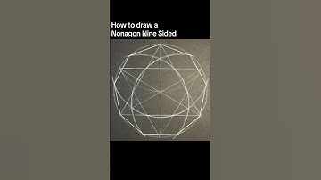 How to draw a Nonagon