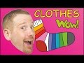 Getting dressed  clothes for kids  english stories for kids from steve and maggie