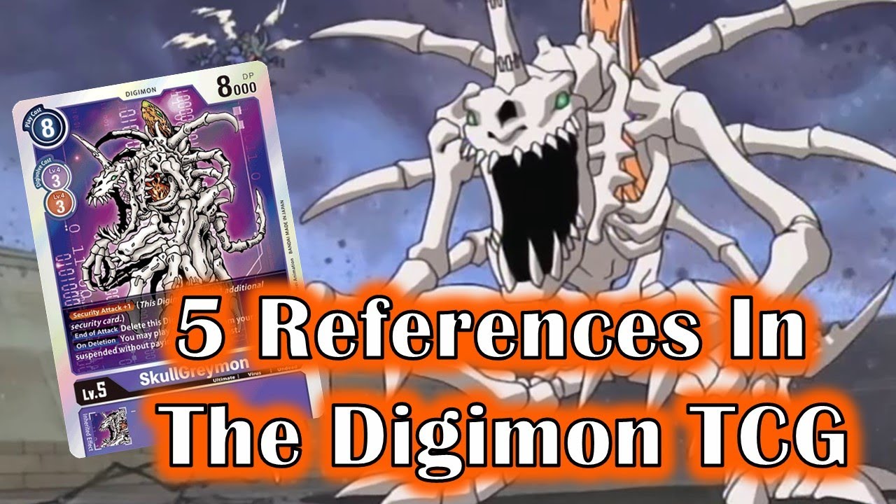 5 References in the Digimon TCG (Part 1)