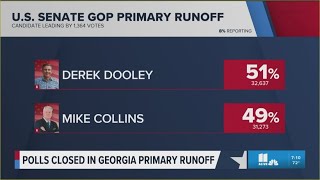 Georgia Primary Runoff Election Early Results: U.s. Senate And Lieutenant Governors Races