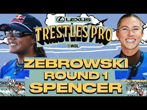 Tya Zebrowski vs Alyssa Spencer | Lexus Trestles Pro 2026 - Round 1