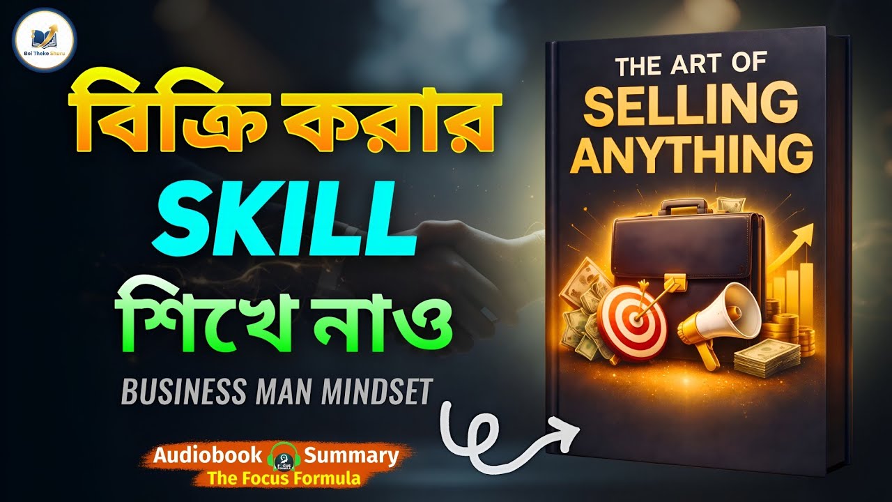 যেকোনো কিছু বিক্রি করার কৌশল 💰 | The Art of Selling Anything | Best Bangla Book Summary
