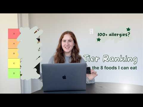 I can only eat 8 foods, so I ranked them