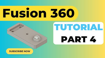 Fillet and Chamfer | Fusion 360 Tutorial for Beginners - Part 4