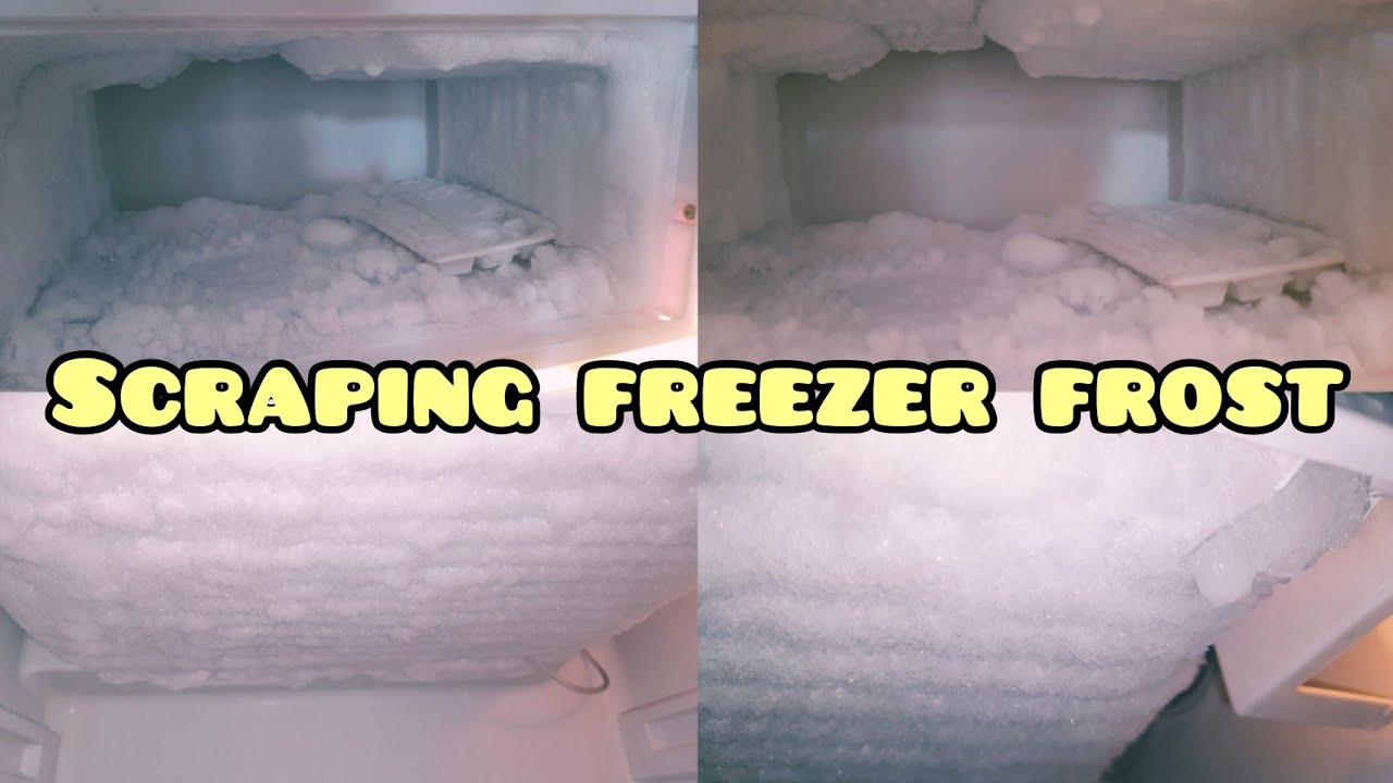 ASMRSCRAPING THICK FREEZER FROSTFLUFFY FROSTCRUNCHY ICE FROST