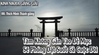 Kinh NIKAYA Giảng Giải - Tâm Không Gắn Vào Đề Mục Sẽ Phóng Dật Suốt Cả Cuộc Đời