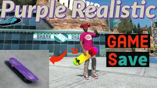 Purple Realistic With Rainbow Game Save (Skate 3 2020)