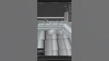 Using Blender for set extension VFX #blender3d #3danimation #cgi