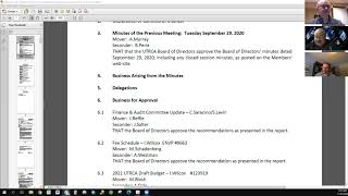 November 24, 2020 Board of Directors Meeting