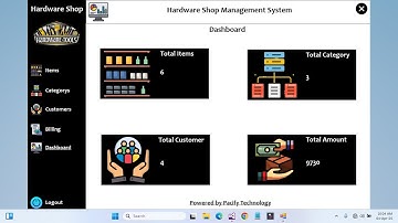 Hardware Shop Management System Full Tutorial #vbnet #csharp #programming #csharptutorial
