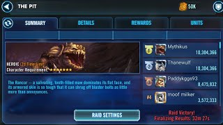 Heroic Pit Raid 3 Sept 21