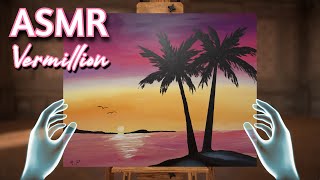ASMR Gaming | VERMILLION VR PAINTING SUNSET | No Talking + Brush Sounds 💤 screenshot 4
