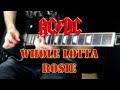 Acdc  whole lotta rosie  guitar cover by srguitar