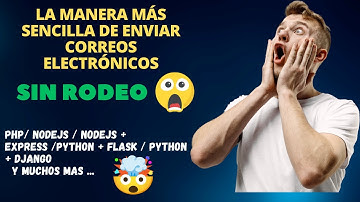 𝗘𝗻𝘃𝗶𝗼 𝗱𝗲 𝗰𝗼𝗿𝗿𝗲𝗼𝘀 𝗱𝗲𝘀𝗱𝗲 𝗣𝗛𝗣, 𝗡𝗼𝗱𝗲.𝗷𝘀, 𝗡𝗼𝗱𝗲.𝗷𝘀 + 𝗘𝘅𝗽𝗿𝗲𝘀𝘀, 𝗣𝘆𝘁𝗵𝗼𝗻 𝗰𝗼𝗻 𝗙𝗹𝗮𝘀𝗸 𝘆 𝗗𝗷𝗮𝗻𝗴𝗼 𝘆 𝗺𝘂𝗰𝗵𝗼𝘀 𝗠𝗮́𝘀 🤯