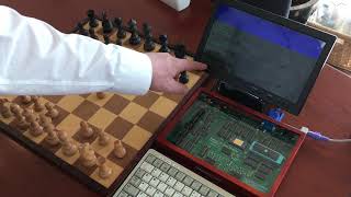 Running Microchess for the first time on bare TTL